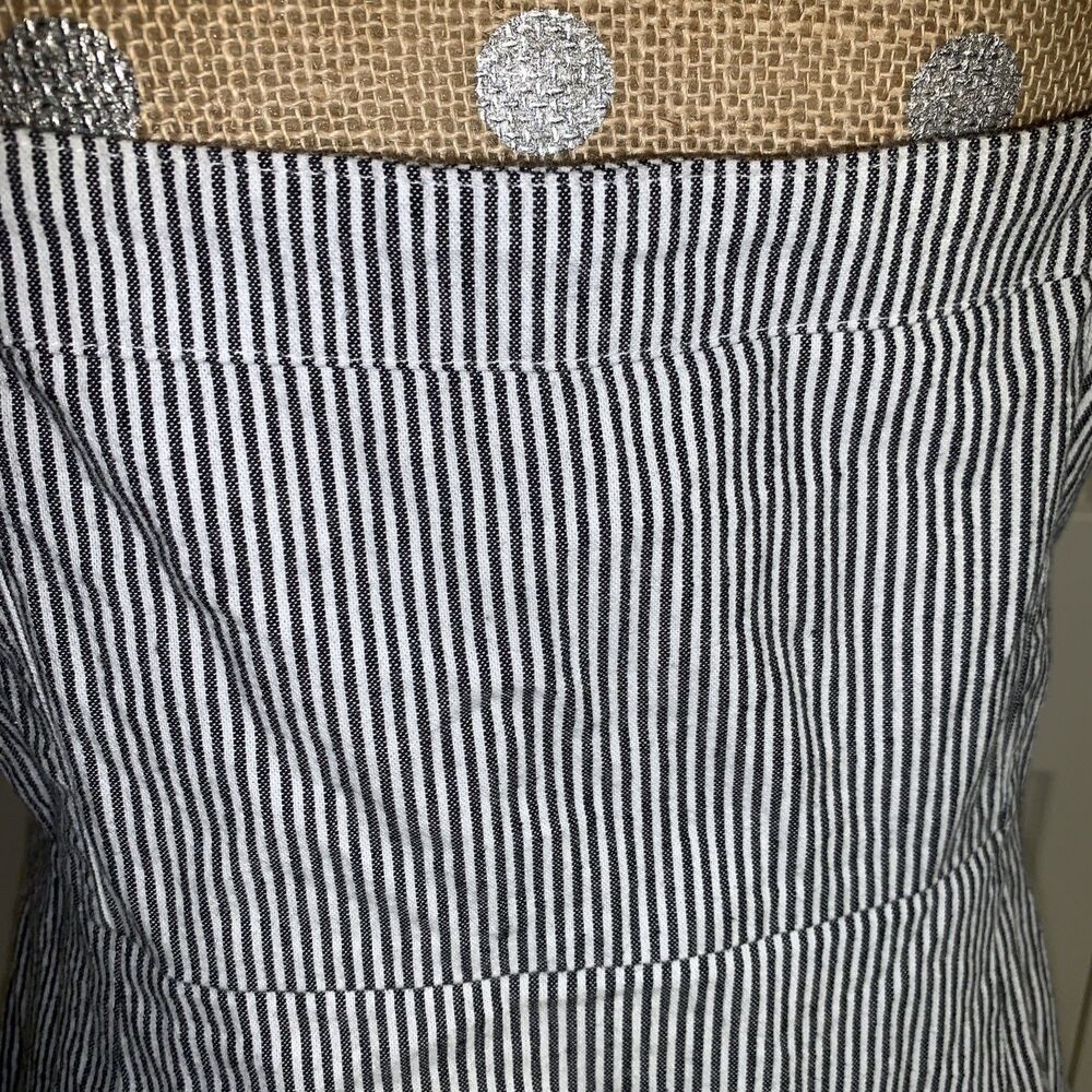 Hollister Dress Y2K Striped Overall Jumper Y2K Preppy Academia Medium Office - Picture 6 of 11